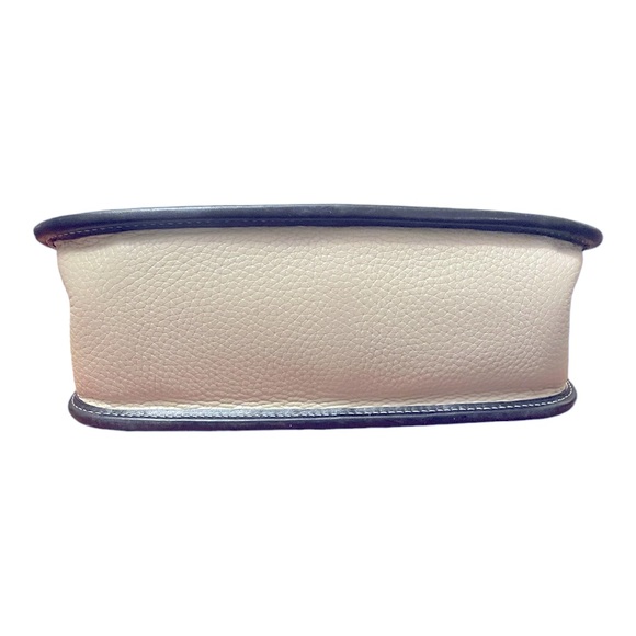 Brighton Vintage Pebbled Leather & Croc Print Shoulder Bag - Picture 7 of 9